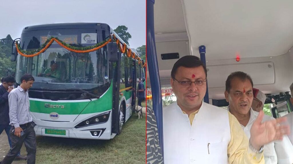 Gleaming smart buses started running in Dehradun