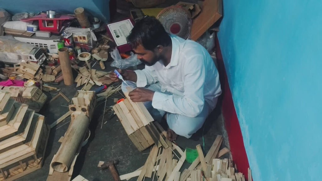बांस से बनी रेलवे इंजन की अनूठी कला, नेपाल के संग्रहालय में होगी प्रदर्शित
