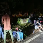 छत्तीसगढ़ में भीषण सड़क हादसा: बीजापुर से दुर्ग जा रही यात्री बस पलटी, पांच लोग घायल