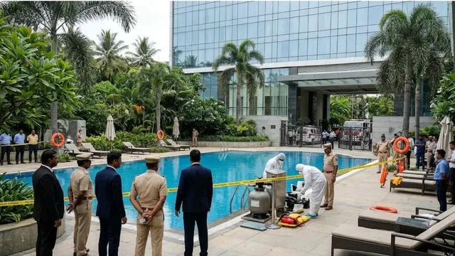 बेंगलुरु के पांच सितारा होटल के स्विमिंग पूल में करंट फैलने से दो विदेशी नागरिकों की मौत