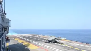 ins-e0a4b5e0a4bfe0a495e0a58de0a4b0e0a4bee0a482e0a4a4-e0-real-1 INS विक्रांत पर राफेल मरीन ने की सफल लैंडिंग, नौसेना की ताकत में होगा इजाफा